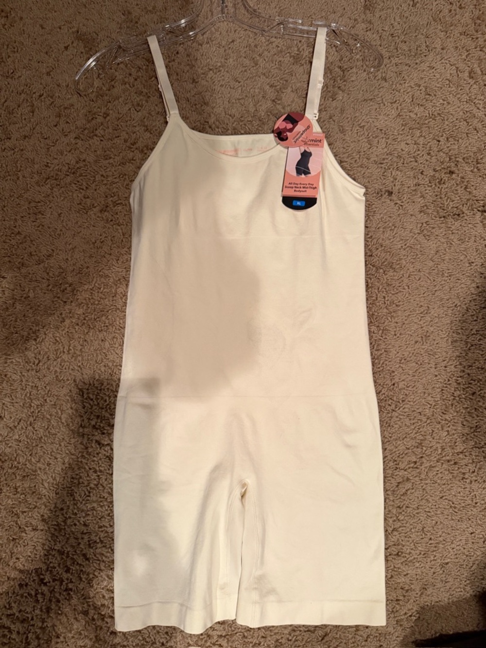 NWT Shapermint Scoop Neck Mid-thigh Bodysuit Shapewear